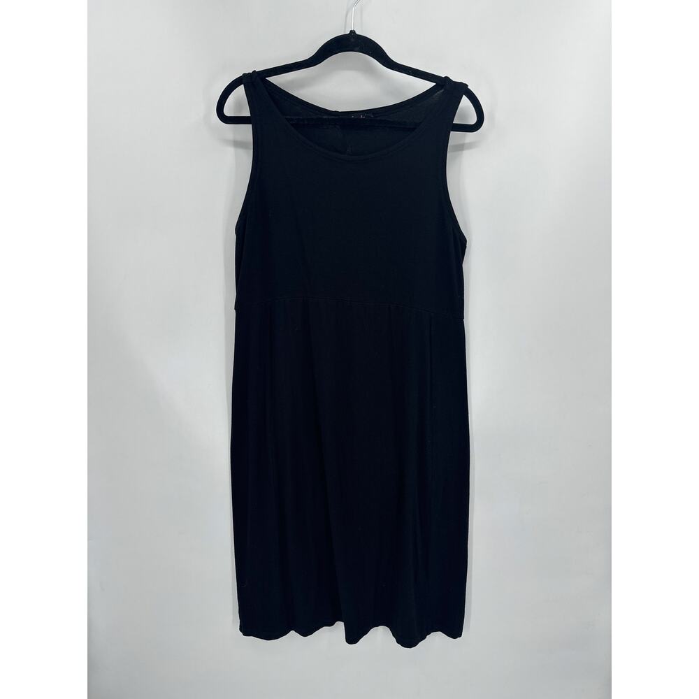 Fresh Produce Peek a boo Back Tank dress Black Size Medium